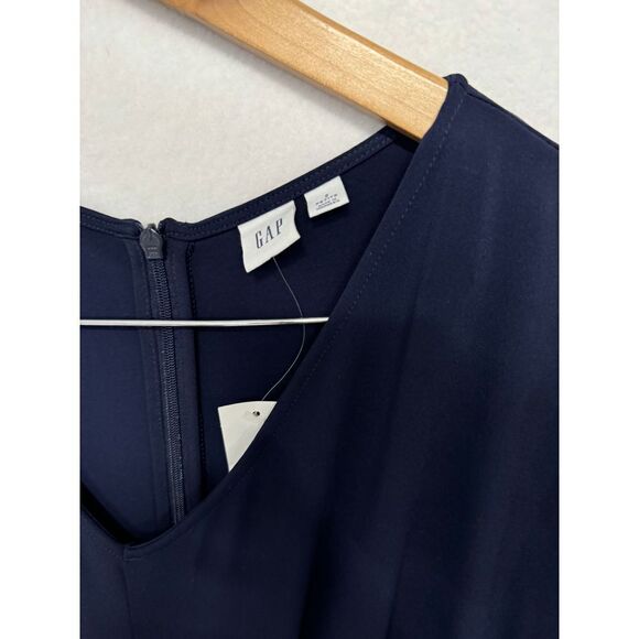 Gap | New With Tags | women's Navy‎ Blue Jumpsuit | Petite Size 2 - Picture 2 of 8
